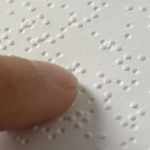 Lectura en Braille