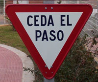 Ceda el paso